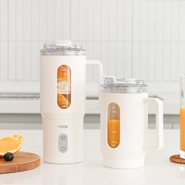 보아르 이지업 텀블렌더 500ml 대용량 휴대용 믹서기 텀블러 무선 과일 소형 미니 블렌더