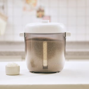 보만 원터치 무선 진공 쌀 보관 통 10kg 밀폐용기 분리세척가능 12kg