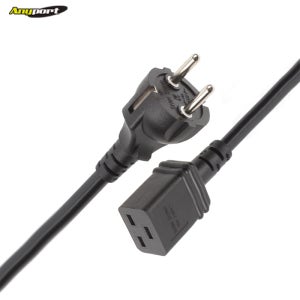 애니포트 국산 사각 AC코드 250V 16A 1.5SQ 서버용 파워케이블 2m 1개입