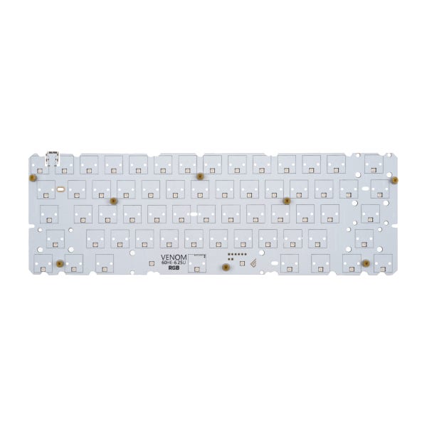 GEONWORKS VENOM60HE [RGB 6.25U] PCB 베놈HE 8KHz 자석축 호환