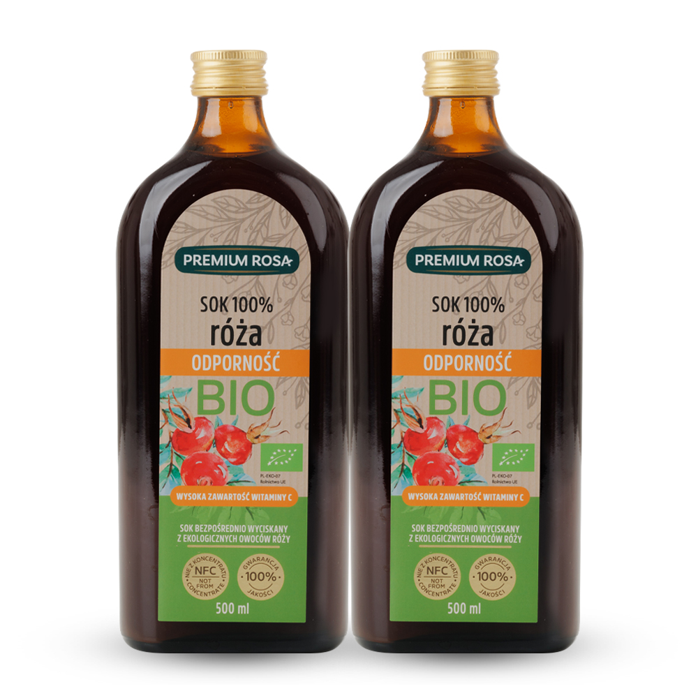 프리미엄로사 유기농 <b>로즈힙</b> 원액 100% 퓨레 주스 NFC 착즙 쥬스 즙 500ml, 2개