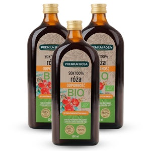프리미엄로사 유기농 로즈힙 원액 100% 퓨레 주스 NFC 착즙 쥬스 즙 500ml, 3개
