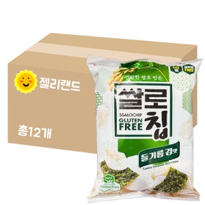 롯데 쌀로칩 들기름 김맛 100g X 12개 (1BOX)
