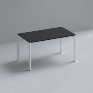 209애비뉴 제로데스크 학생 서재 책상 1400x800mm, 블랙상판+화이트프레임