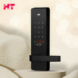 현대HT 무타공도어락 레버형 현관문 도어락 스마트 현관 번호키 설치 TDL-L3002N