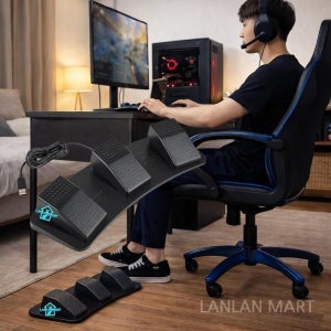 클래식 게임용 발판 스위치 USB 단축키 풋 컨트롤러 게이밍