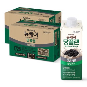 뉴케어 당플랜 검은깨맛 균형영양식 당뇨환자영양식 200ml, 48개