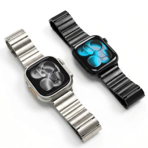 캘릭스 애플워치 11 10 9 8 SE 3 호환 이지링크 티타늄 메탈 스트랩 밴드 시계줄