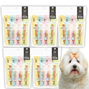 (+40P 추가증정) 강아지 간식 네츄럴코어 미트스틱 혼합 20P, 140g, 5개