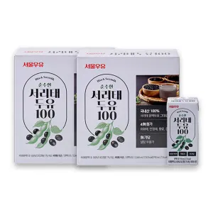 서울우유 서리태 두유 100 190ml, 190ml, 32개