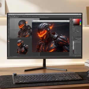 신제품QHD 픽셀리스 PLSH27Q100 QHDIPS100HZ 보더리스 68~69cm(27인치)