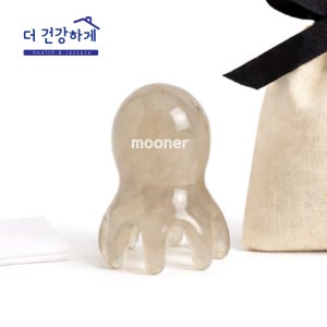 mooner 문어 두피 괄사 머리 지압 경락 마사지