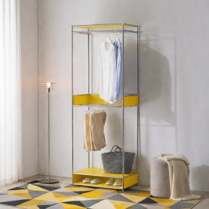 지베뉴 모드 행거형 미드센츄리 모듈 드레스룸 철제 옷장