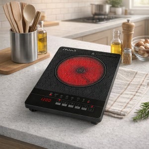 신일 전기 핫플레이트 1구 하이라이트 원룸 자취 캠핑용 2000W