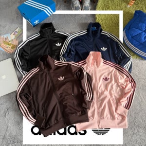 국내매장품 아디다스 오리지널 여성 집업 저지 파이어버드 루즈 트랙탑 블랙