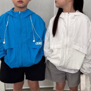 유아 아이콘 윈드 자켓 셔아 남아 키즈 아기 바람막이 점퍼