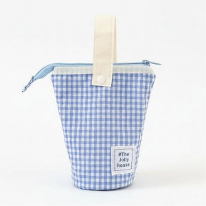 파스텔 스탠딩필통 4컬러 파우치 보들보들 학생 스마트템 연필꽂이