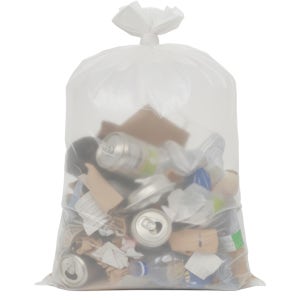 [국내산] 충남비니루포장 두꺼운 재활용 분리수거 쓰레기봉투 투명 100L, 70매, 1개