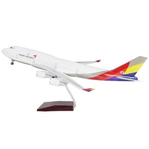 다이캐스트 B747 모형 [풀리] B747-47cm 항공기 아시아나항공 모델 모형비행기