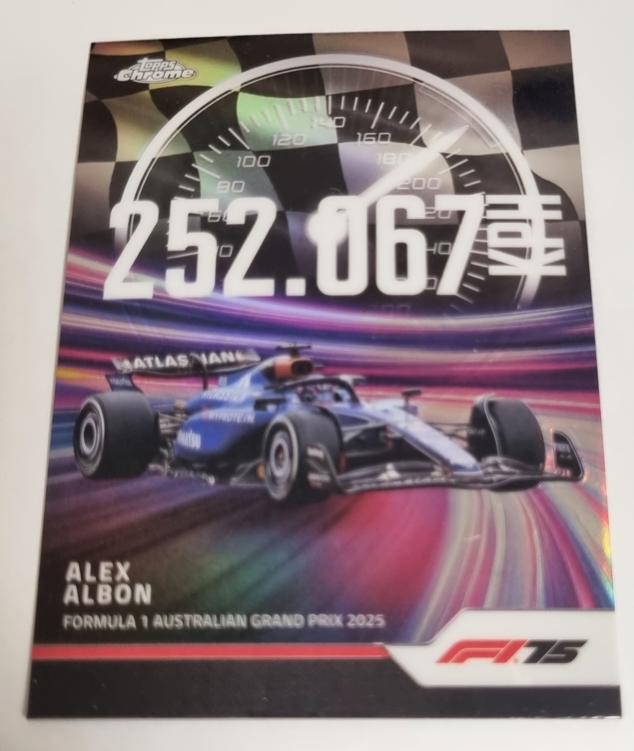2025 F1 알본 카드 TOPPS CHROME 카드 탑스 크롬