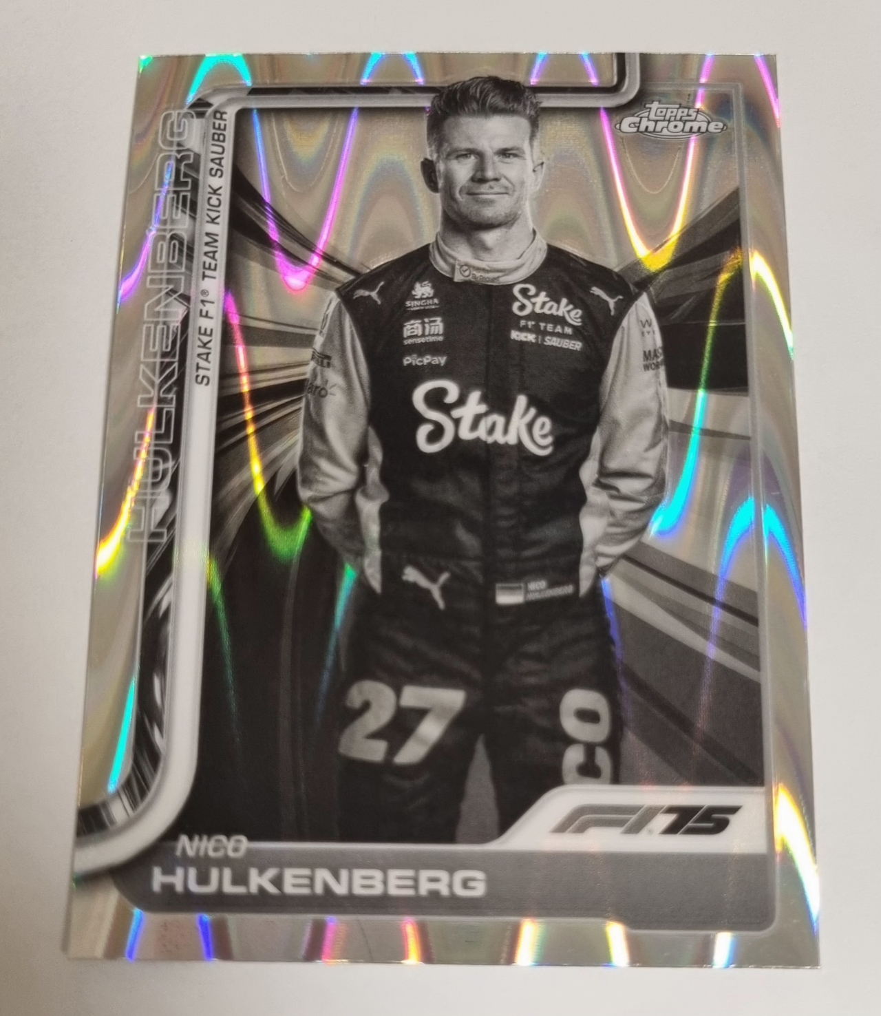 2025 F1 니코 훌켄버그 레이웨이브 카드 TOPPS CHROME 카드 탑스 크롬