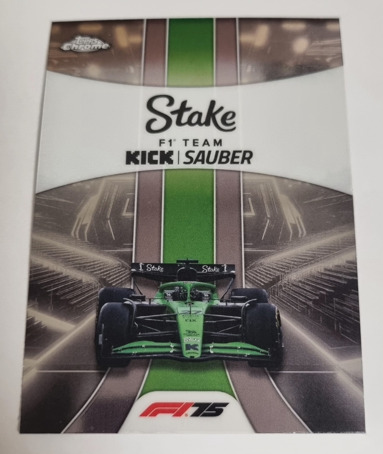 2025 F1 킥자우버 팀 로고 카드 TOPPS CHROME 카드 탑스 크롬
