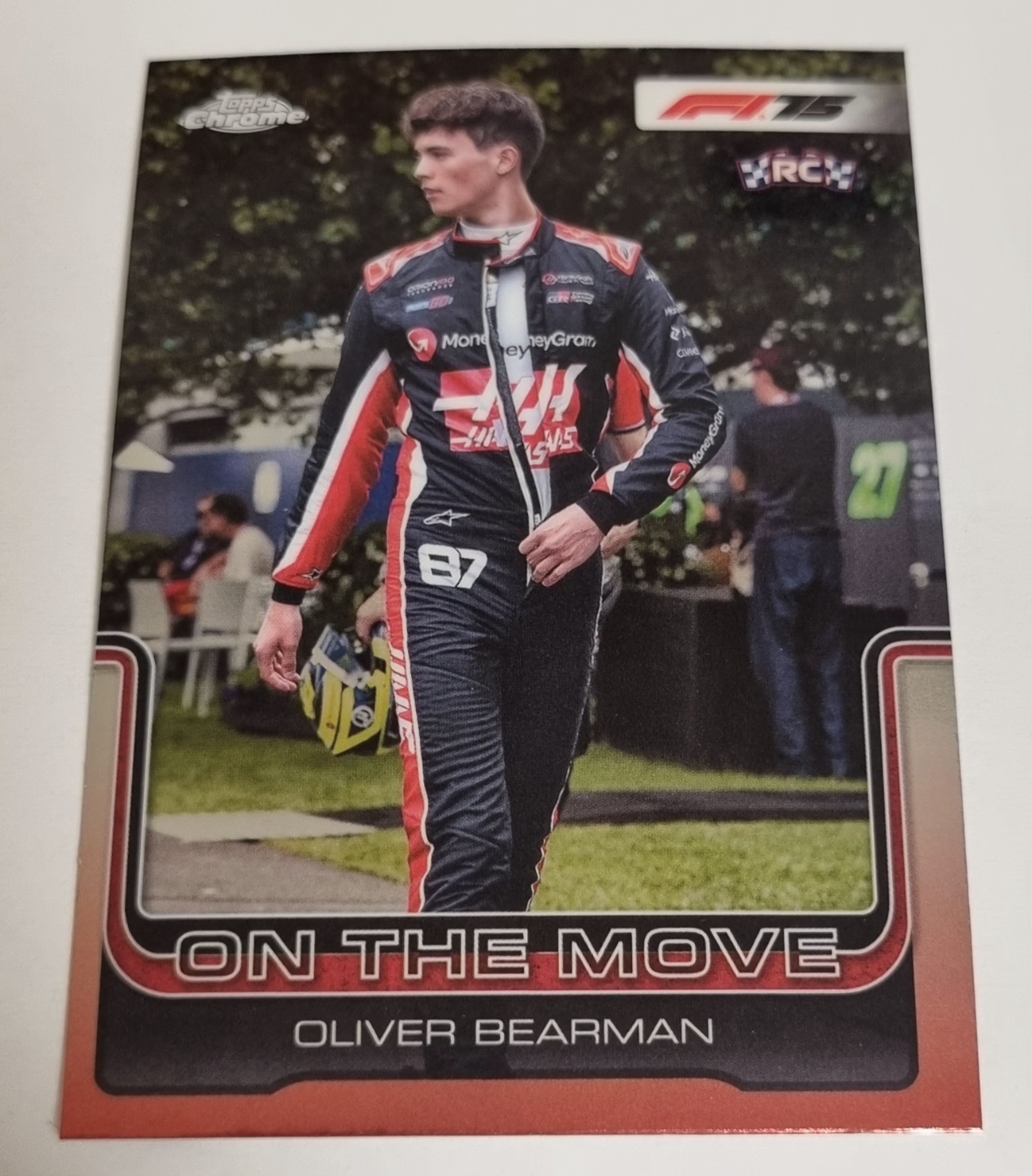 2025 F1 올리버 베어만 카드 TOPPS CHROME 카드 탑스 크롬
