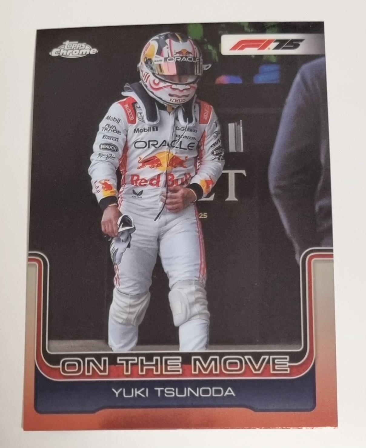 2025 F1 유키 츠노다 카드 TOPPS CHROME 카드 탑스 크롬