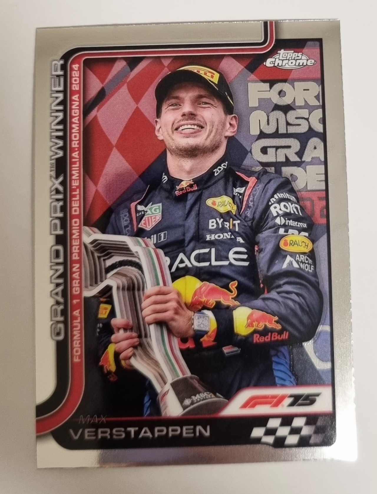 2025 F1 막스 베르스타펜 카드 TOPPS CHROME 카드 탑스 크롬