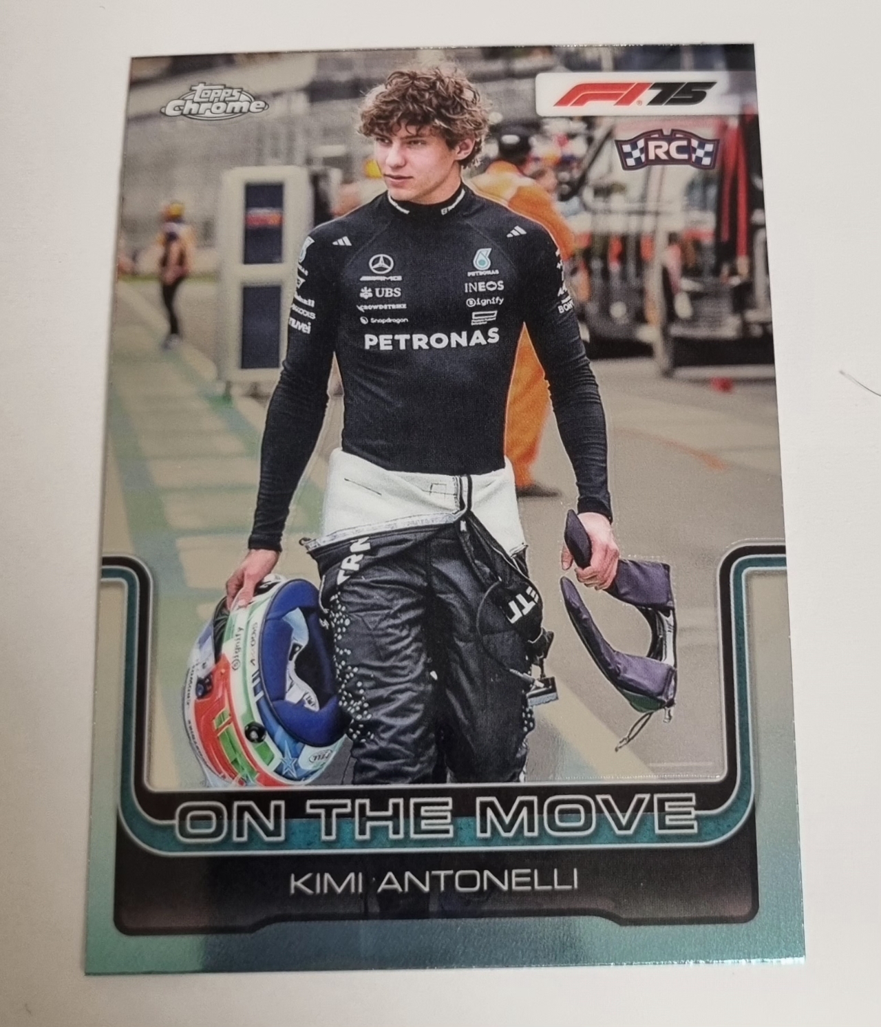 2025 F1 키미 안토넬리 카드 TOPPS CHROME 카드 탑스 크롬