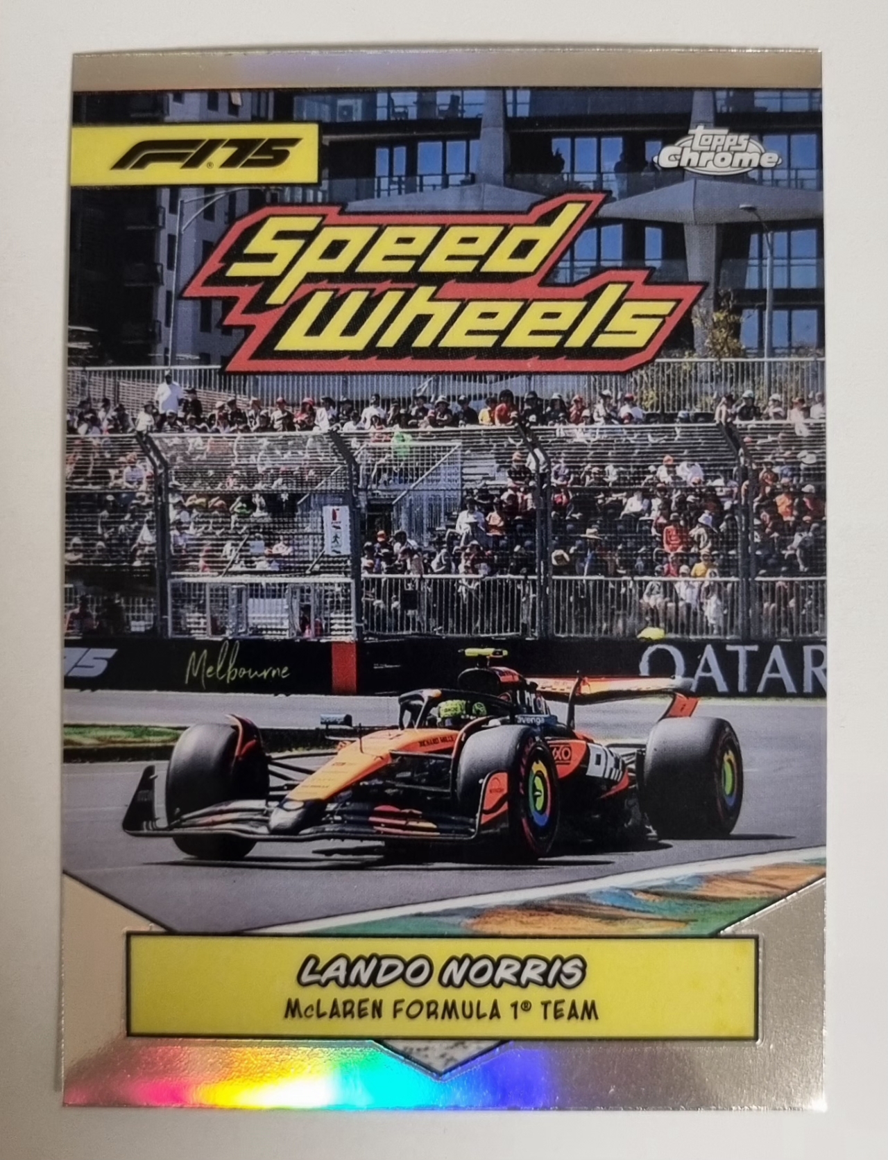 2025 F1 랜도 노리스 인서트 카드 TOPPS CHROME 카드 탑스 크롬