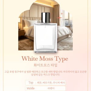 화이트모스 타입 프래그런스 오일 100ml 은은한 비누향 디퓨저 향수 원액