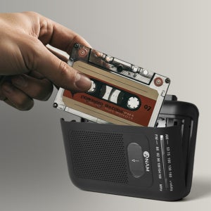 아날로그 카세트 플레이어 워크맨 휴대용 카세트 라디오 포터블