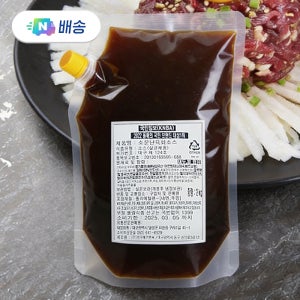소문난 육회소스 간장맛 2kg, 1개