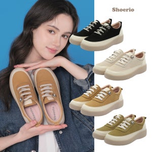 슈리오 키높이운동화 소가죽 노바 컴포트 여성 통굽 스니커즈