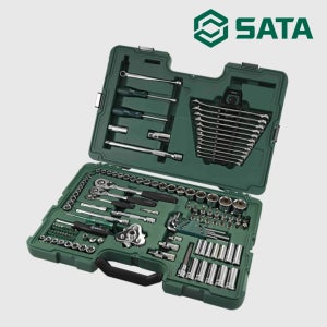 사타 SATA 공구세트 128PCS 09014A 1/4 3/8 1/2 자동차 공구 툴세트