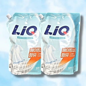 애경 리큐 프레쉬 세탁세제 일반드럼겸용 1.6L, 2개