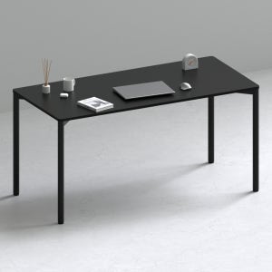 209애비뉴 제로데스크 에보 컴퓨터 게이밍책상 1500x600mm, 블랙상판+블랙프레임