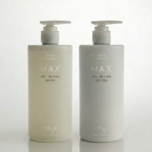 오브제 맥스 올인원 워시 500ml + 로션 500ml 세트 남성용 대용량 클렌저 & 보습