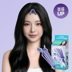 달리프 글램 볼륨팝 뿌리 볼륨 집게핀 앞머리 헤어롤