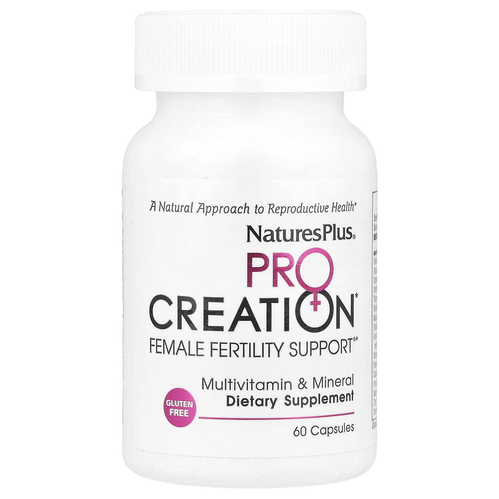 <b>네이처스플러스</b> 프로크리에이션 여성 <b>임신</b> 준비 지원 60캡슐 <b>NaturesPlus</b> ProCreation