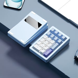 MURU PANDA20 v2 알루미늄 기계식 숫자 넘버 텐키 키패드 스노우문 블루 (완제품)
