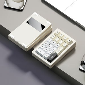 MURU PANDA20 v2 알루미늄 기계식 숫자 넘버 텐키 키패드 크림 화이트 (완제품)