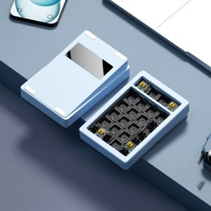 MURU PANDA20 v2 알루미늄 기계식 숫자 넘버 텐키 키패드 스노우문 블루 (베어본)