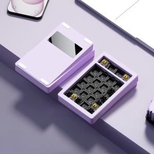 MURU PANDA20 v2 알루미늄 기계식 숫자 넘버 텐키 키패드 미스트 퍼플 (베어본)