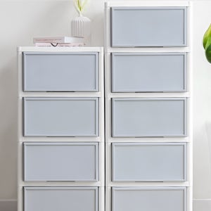 국내생산 모던 슬립서랍장 4단 5단 플라스틱 다용도 수납장