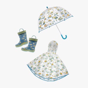 [신규입고] 스테판조셉 경량 클리어 레인3종 SET 중장비 / 판초,우산,장화