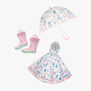 [신규입고] 스테판조셉 경량 클리어 레인3종 SET 프린세스 / 판초,우산,장화
