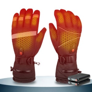 5000mAh 열선 방한장갑 겨울 보온 오토바이 등산 장갑