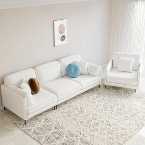 [엘비디엘][NEW]마카롱 4인 패브릭 소파